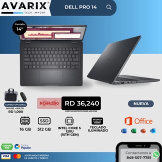 Dell Pro 14 — Core 5 120U, 16GB, 512GB SSD