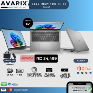 Dell Inspiron 14 5441 — Snapdragon X Plus 8 Core, 16GB RAM, 1TB SSD